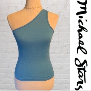 • Y2K Michael Stars One Shoulder Top •